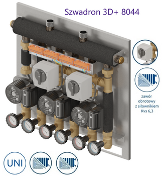 Zestaw mieszający Szwadron PRO 3D+ 8044 DN20/20
