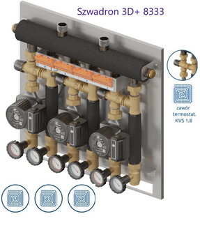 Zestaw mieszający Szwadron PRO 3D+ 8333 DN20/20