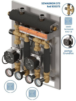 Zestaw mieszający Szwadron PRO 2D+ 373 DN20/20