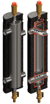 Sprzęgło hydrauliczne SHE-CDI INOX do 135kW DN40-6/4" Condens