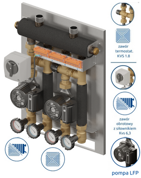 Zestaw mieszający Szwadron PRO 2D+ 364 DN20/20