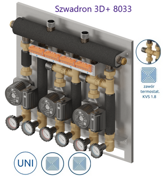 Zestaw mieszający Szwadron PRO 3D+ 8033 DN20/20