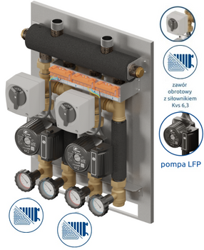 Zestaw mieszający Szwadron PRO 2D+ 464 DN20/20