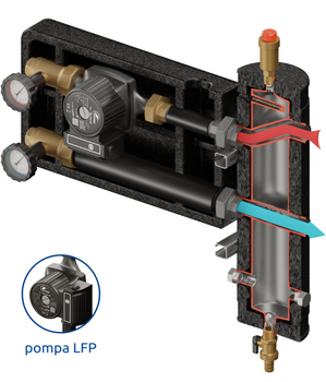 Zestaw mieszający Pluton PRO 050 DN25/25