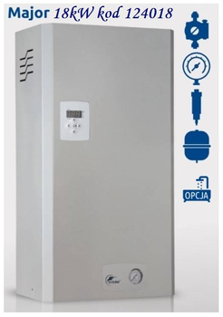 Kocioł Major 18kW (18-12-6-4kW) kod 124015 - podstawowa automatyka LED