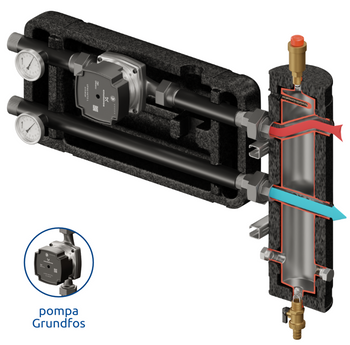 Zestaw mieszający Pluton 070 DN25/25