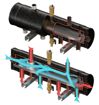 SKE 2DC+ Condens 55kW sprzęgło-kolektor DN25/25