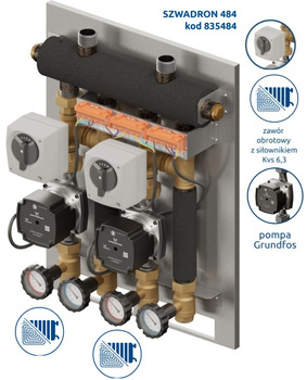 Zestaw mieszający Szwadron PRO 2D+ 484 DN20/20