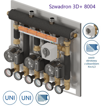 Zestaw mieszający Szwadron PRO 3D+ 8004 DN20/20