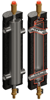 Sprzęgło hydrauliczne SHE-CDI INOX do 210kW DN50-2" Condens