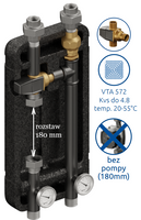 Grupa pompowa 500 DN32 - ESBE VTA 572 Kvs 4.8