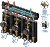 Zestaw mieszający Kompania PRO 3D 9333 DN25/25