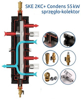 SKE 2KC+ Condens 55kW sprzęgło-kolektor DN25/25