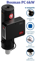 Zaawansowany podgrzewacz wody c.o. Bosman PC 6kW  