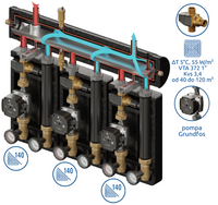 Zestaw mieszający Kompania PRO 3D 9555 DN25/25