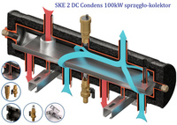 SKE 3DC Condens 100kW sprzęgło-kolektor DN32/32