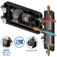 Zestaw mieszający Pluton 460 DN25/25