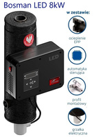 Zaawansowany podgrzewacz wody c.o. Bosman LED 8kW  