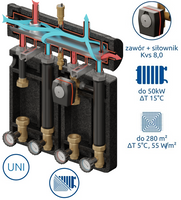 Zestaw mieszający Kompania PRO 2D+ 410 DN25/25