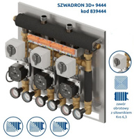 Szwadron 9444 - SKE 3DC+ 35kW, zawór + siłownik Kvs 6.3