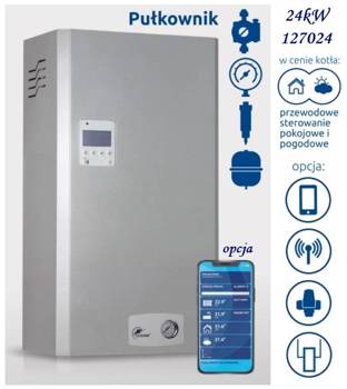 Kocioł Pułkownik 24kW (24-12kW) kod 127024 - zaawansowana automatyka LCD